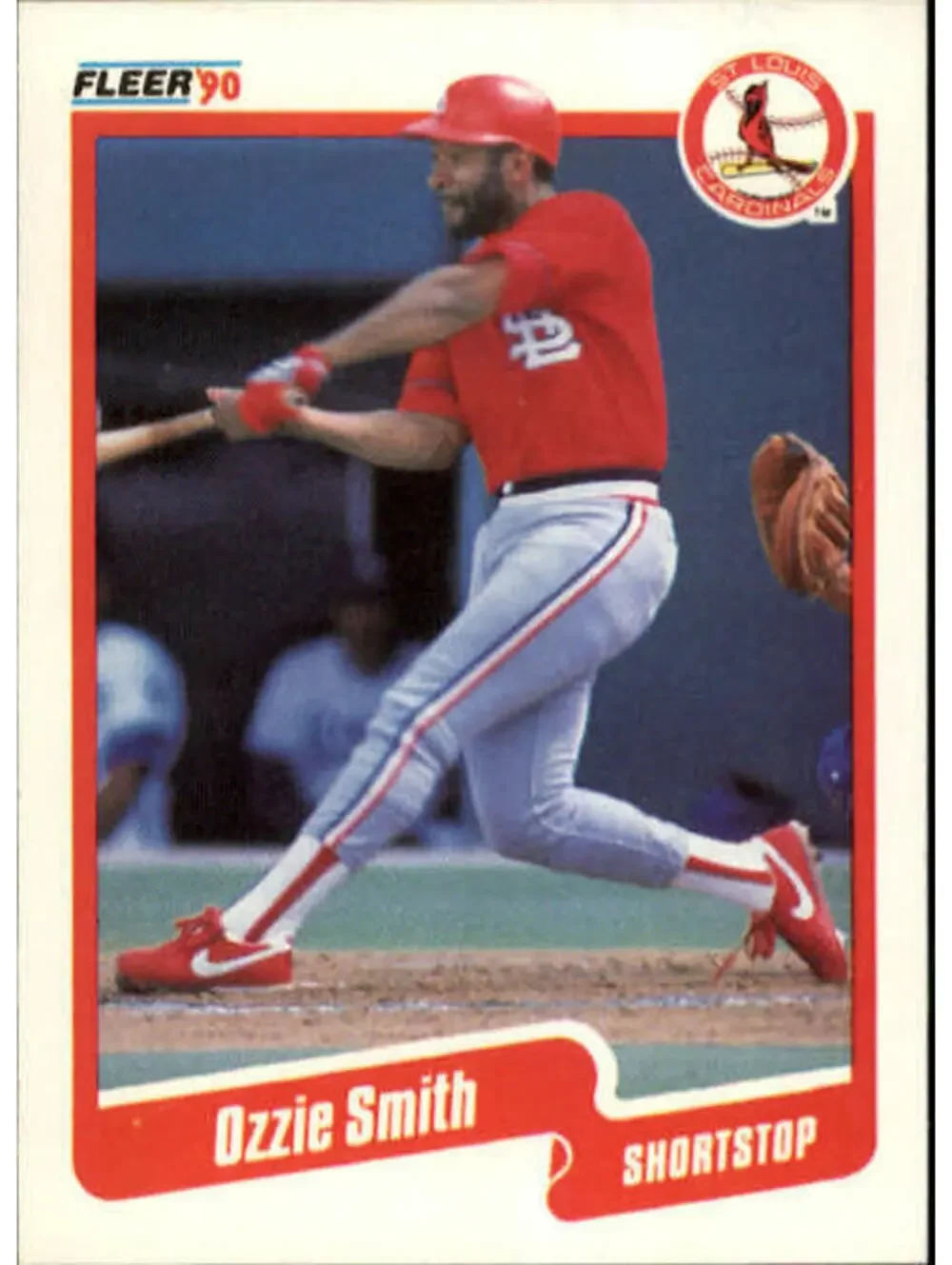1990 Ozzie Smith Fleer Baseball Card #260